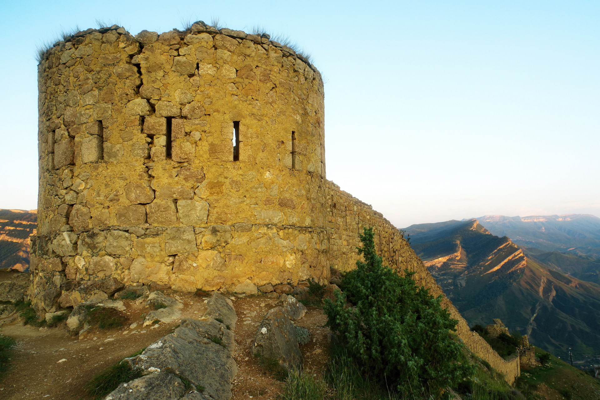 Гунибская крепость в Дагестане
