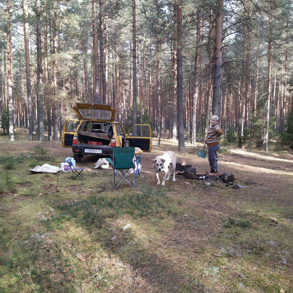 Выезд на природу на Оке( обычно на соболе). — Lada 11113 Ока, 0,7 л ...