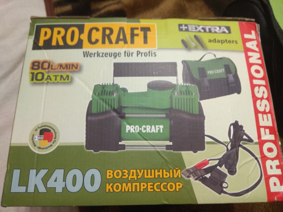 400 лк. Компрессор автомобильный Procraft lk400. Компрессор автомобильный Procraft lk170 (120вт, 7 атм. 35л/мин).