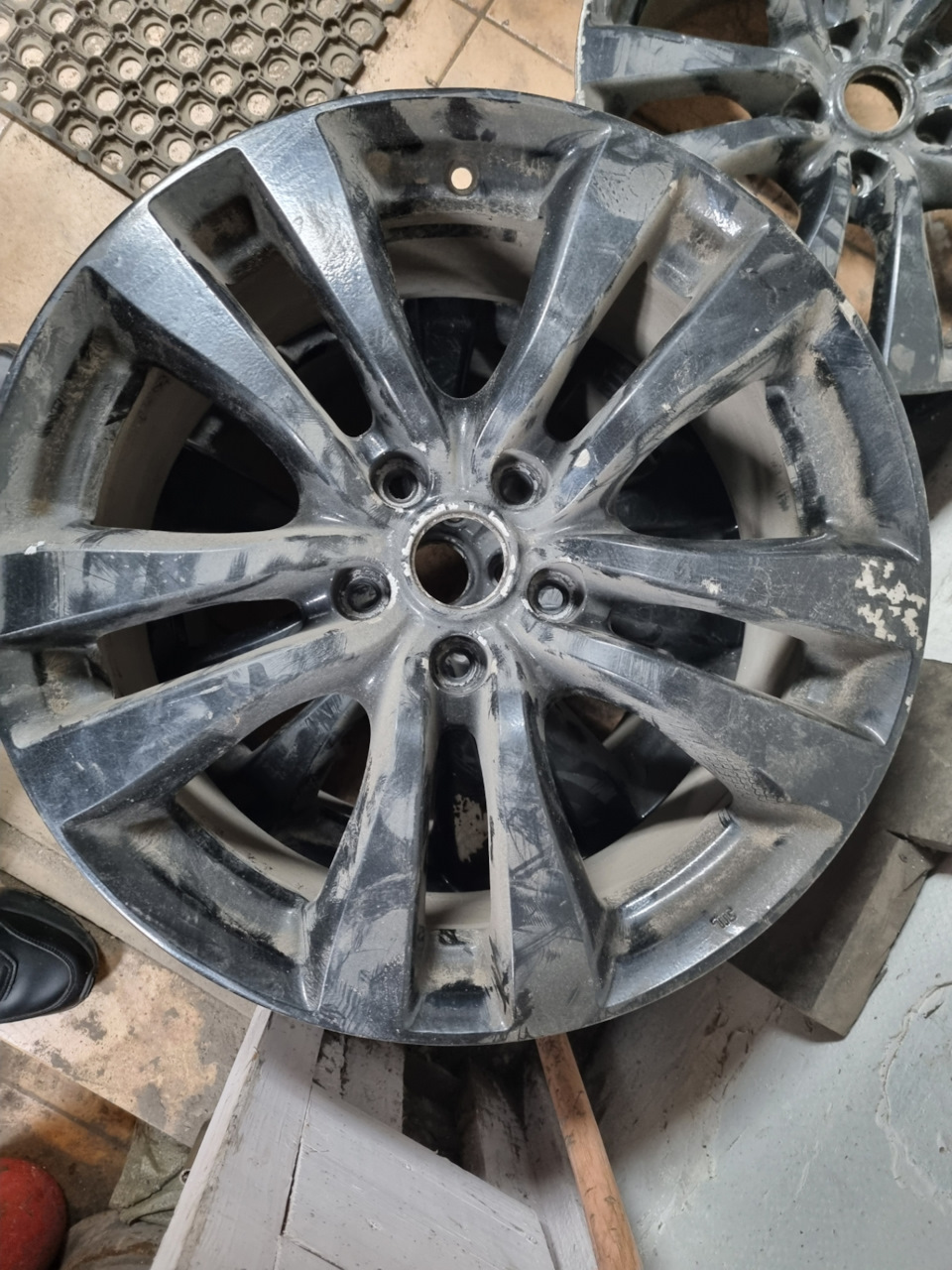 Меняем резину и красим диски — Nissan Murano II, 3,5 л, 2012 года ...