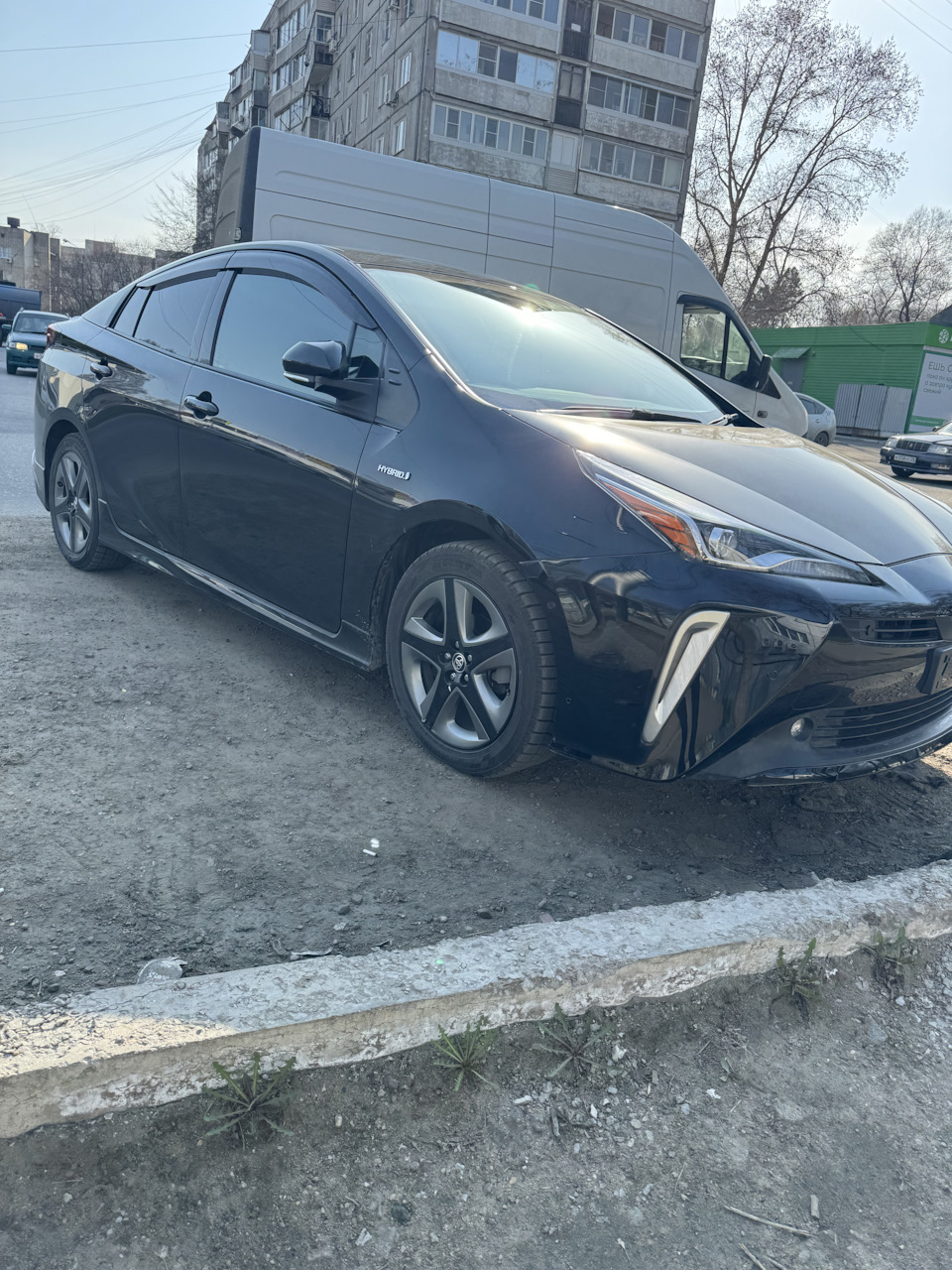 Проставки, номера, резина, бронь — Toyota Prius (50), 1,8 л, 2019 года |  колёсные диски | DRIVE2