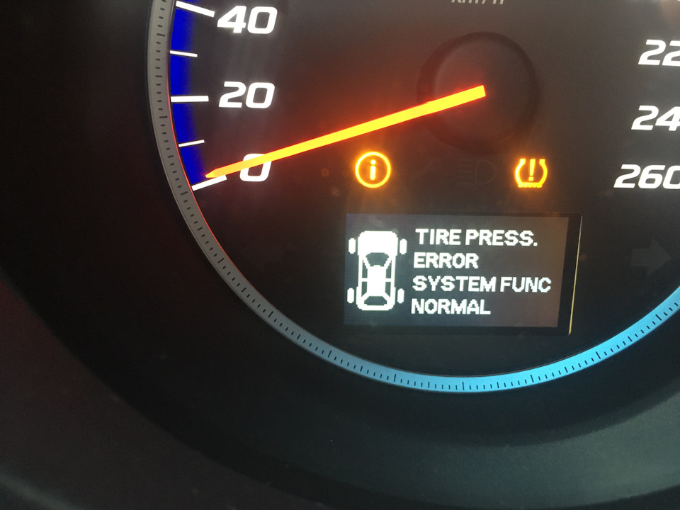 С первыми морозами первая ласточка — CHEK TIRE PRESSURE — Acura RDX (1G