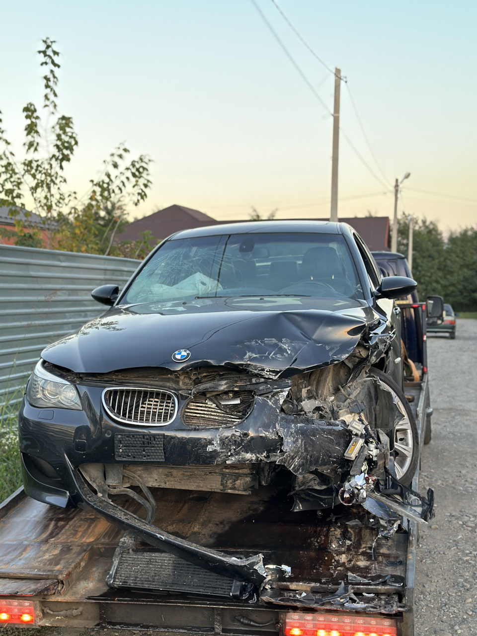 Конец😔💔 — BMW M5 (E60), 5 л, 2008 года | ДТП | DRIVE2