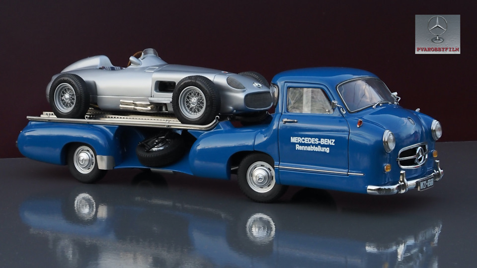 Mercedes Benz Renntransporter, 1954 (1/18 CMC) Часть-2