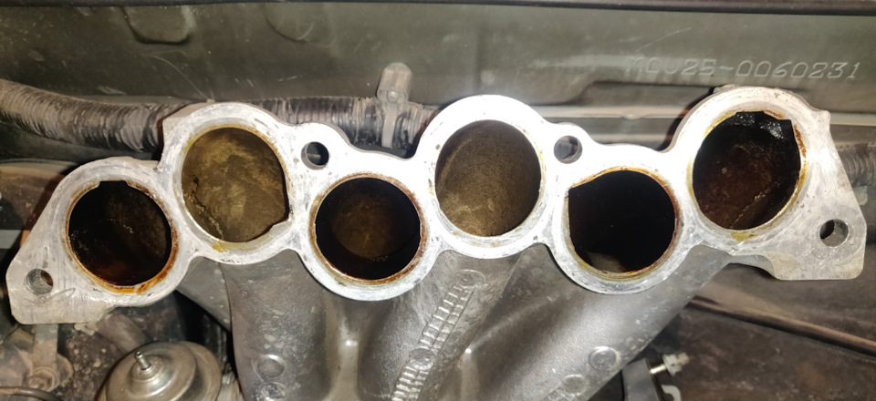 Замена датчиков детонации, сальников свечных колодцев, задней лямды ...