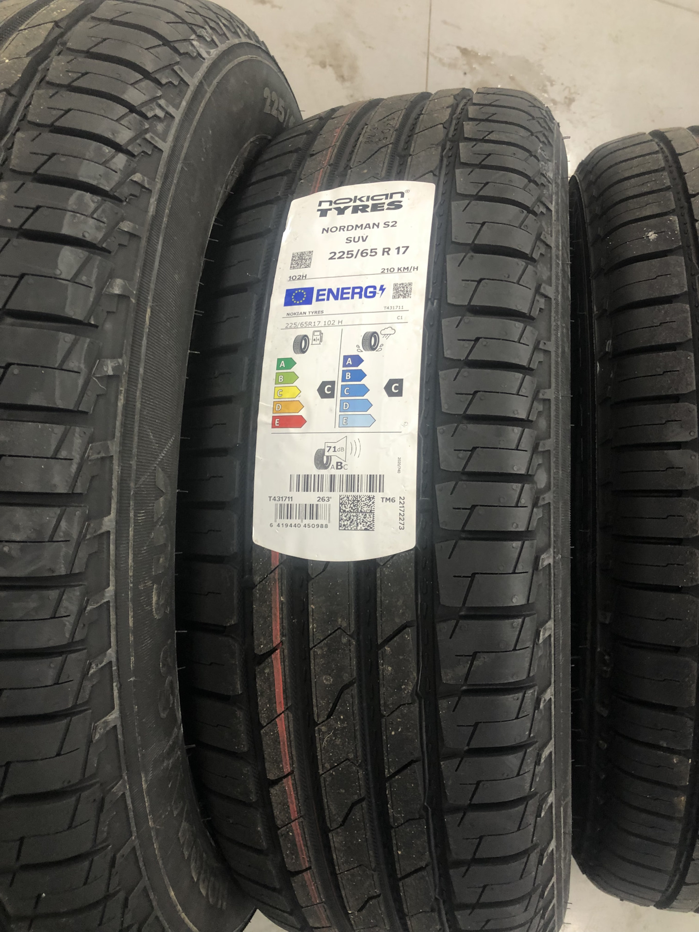 Шина Nokian Tyres Nordman S2 SUV 225/65 R17 102H — Mazda CX-5 (1G), 2,2 ...
