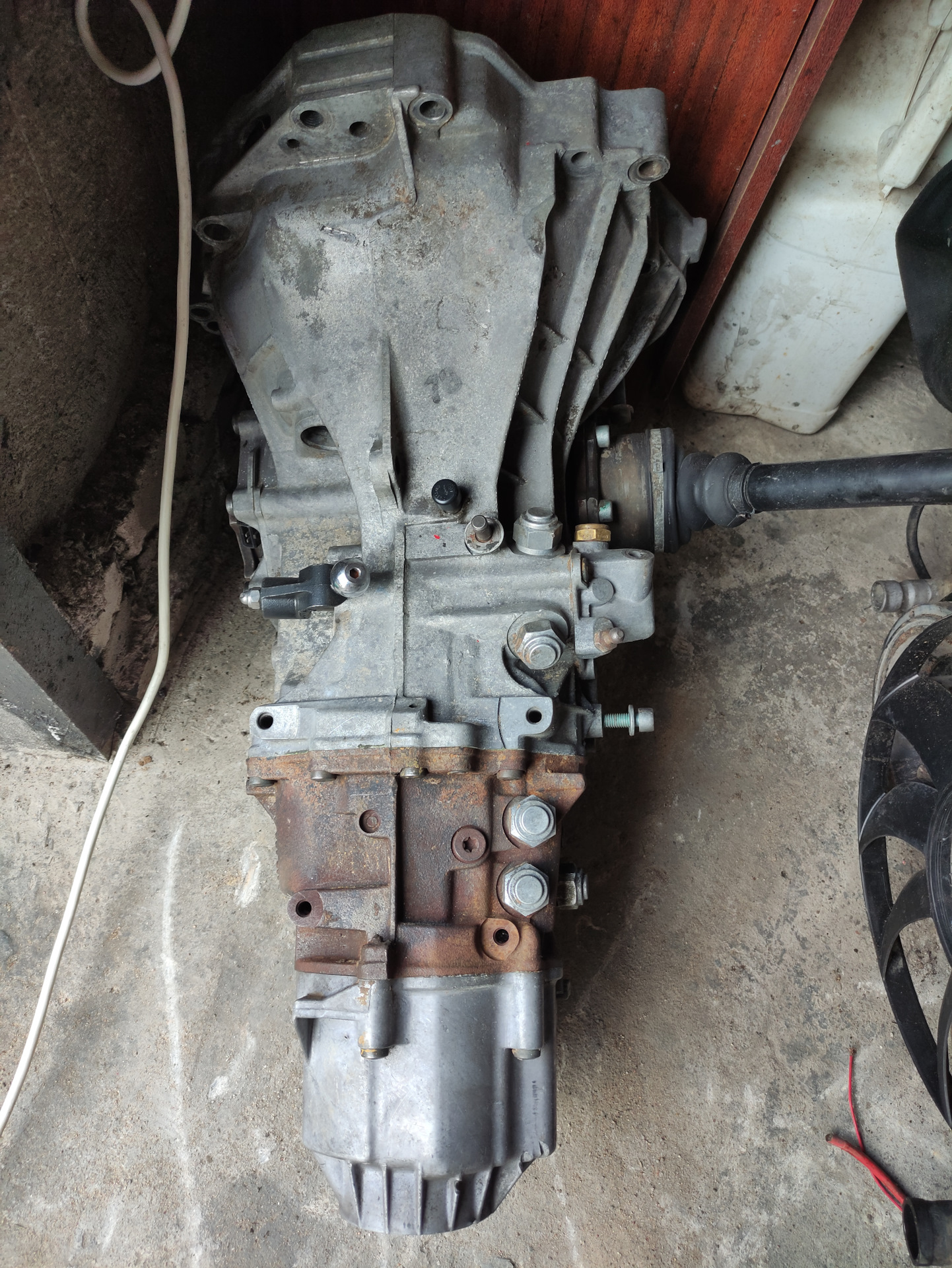 Свап 2.5tdi. Коса моторная, установка ABS, EDS системы, подключение ...