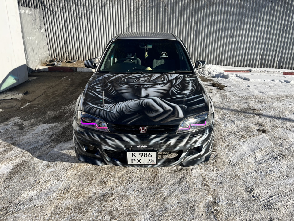 Фары «ПОСЛЕ» — Honda Torneo