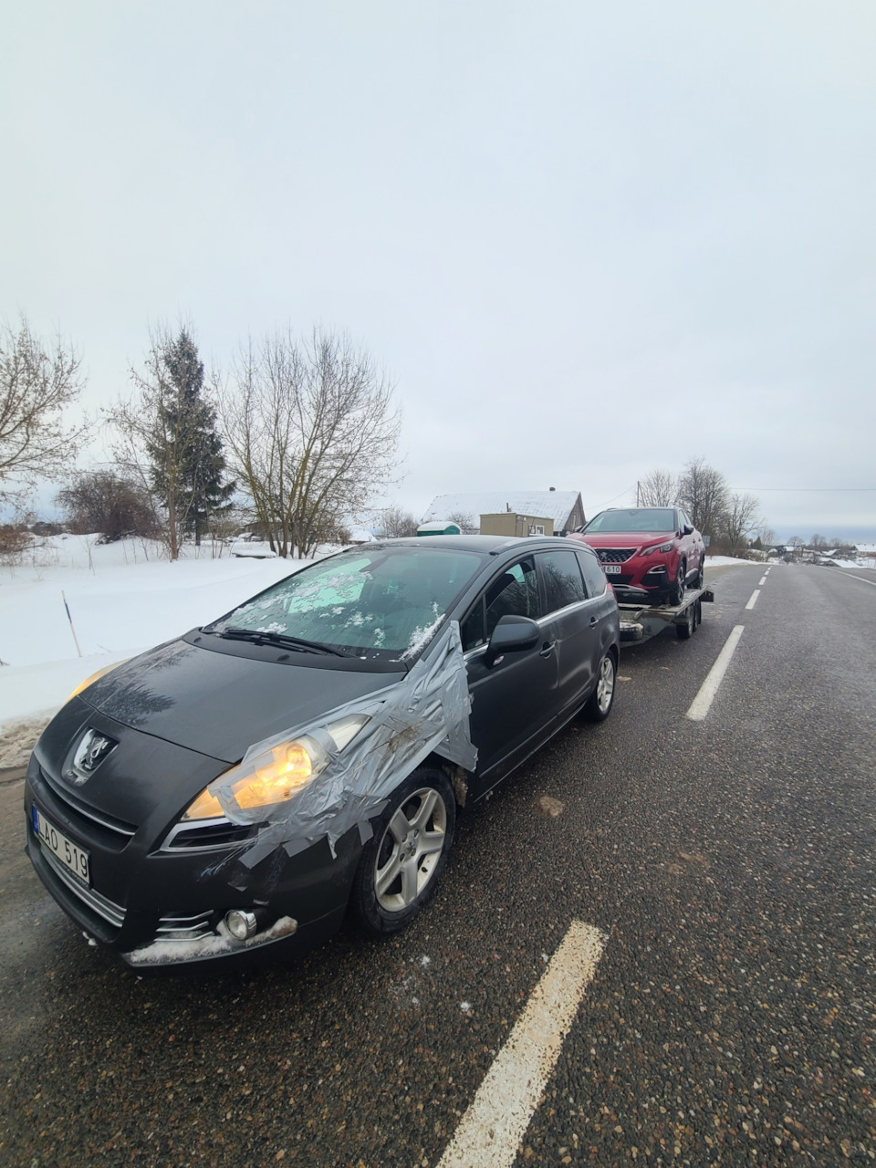 Битый небитого везет — Peugeot 3008 (2G), 2 л, 2018 года | эвакуация ...