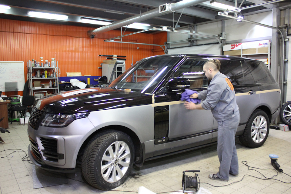 Pridemobile: PRIDE DETAILING. Range Rover. Часть 5. Полировка и оклейка ...
