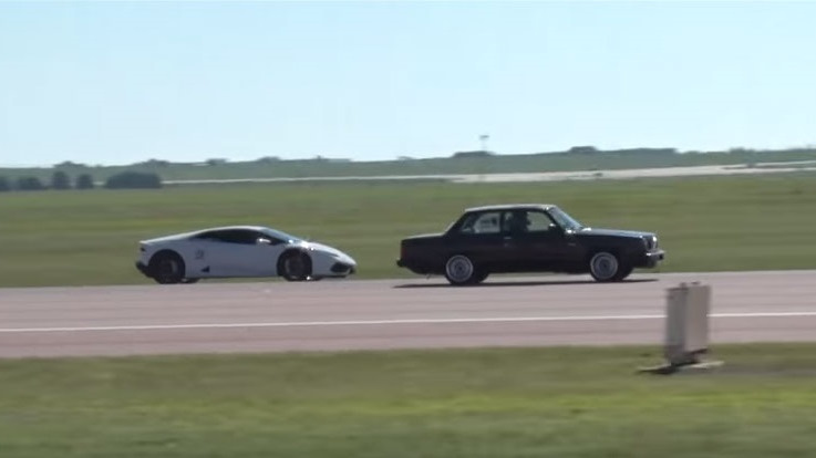 Тапка в пол с места (видео) — Volvo 240, 5,3 л, 1990 года | тест-драйв ...