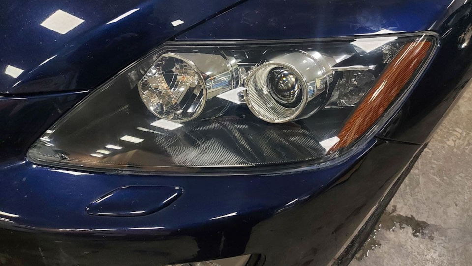 019. Про пленку на передние фары. — Mazda CX-7, 2,5 л, 2011 года ...
