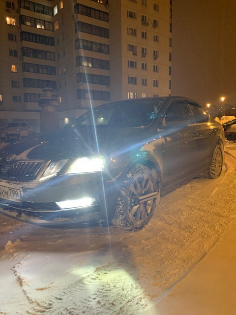 Установка цепей противоскольжения на легковой автомобиль