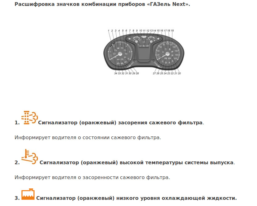 Газель некст приборная панель обозначения. Сигнализаторы комбинации приборов Газель next. Значки на панели приборов Газель Некст. Значки на панели приборов Газель Некст дизель. Газель Некст контрольные лампы на панели приборов.