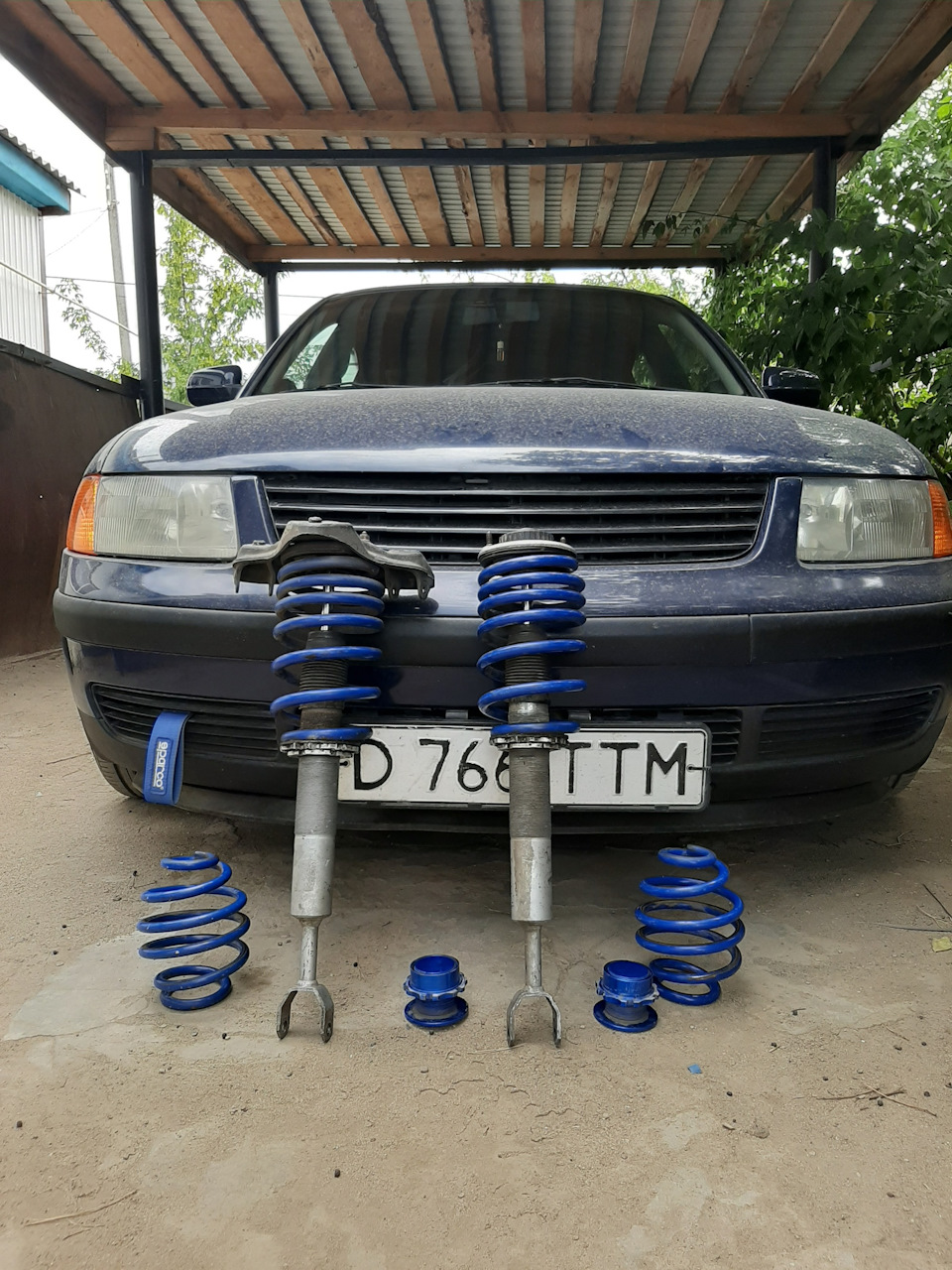 38 Винтовая подвеска. Плановое ТО по тормозам. — Volkswagen Passat B5, 2 л,  1998 года | тюнинг | DRIVE2