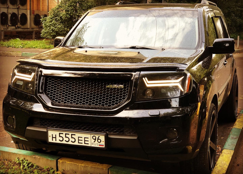 33) Тюнинг фар. Наследие. — Honda Pilot (2G), 3,5 л, 2008 года | тюнинг ...
