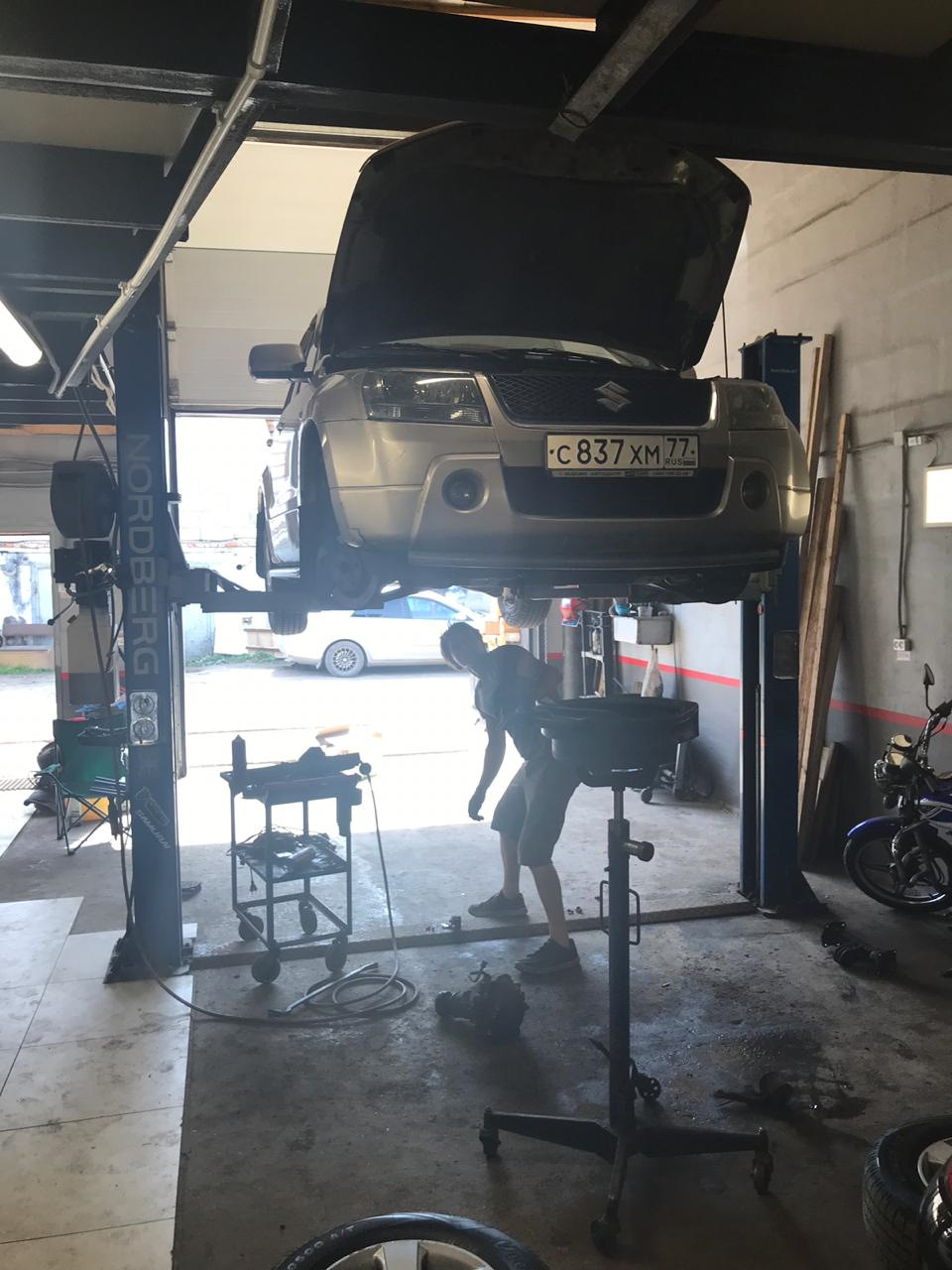 Замена переднего редуктора grand vitara — Suzuki Grand Vitara (2G), 2 л ...