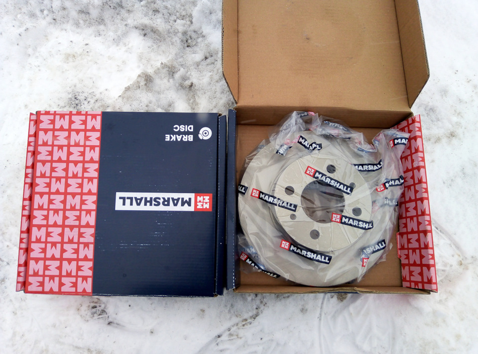 Передняя тормозная система. Marshall диски+ Marshall колодки. Плюсы и ...