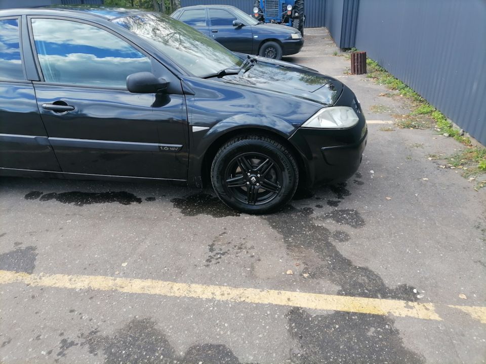 Восстановление литых дисков, шлифовка бордюрки. — Renault Megane II, 1 ...