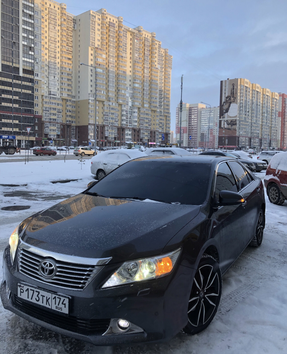 Погода -15. У кого какой расход . — Toyota Camry (XV50), 2,5 л., 2012 ...