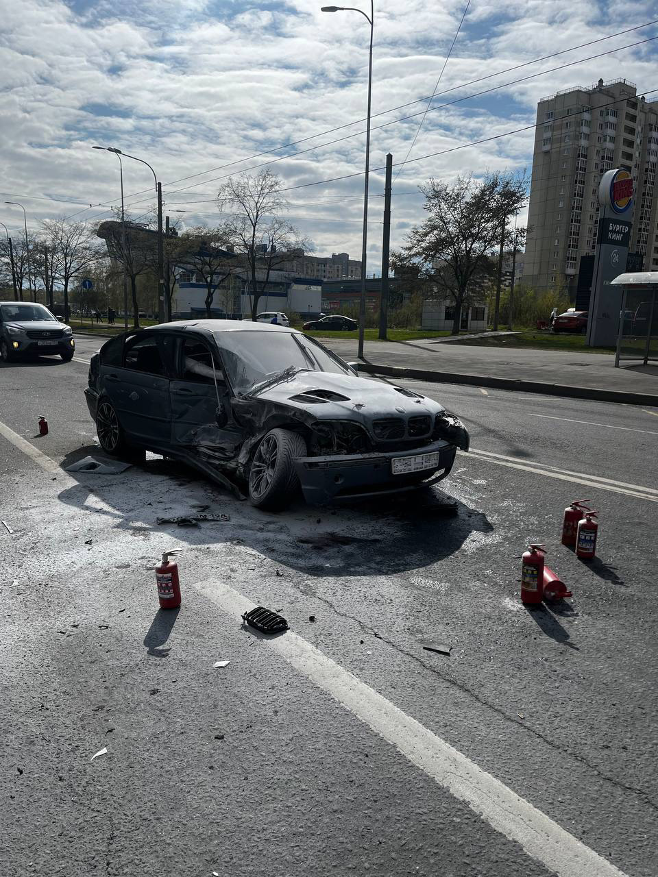 Всем спасибо, всем пока ( — BMW 3 series (E46), 2,5 л, 2004 года | ДТП |  DRIVE2