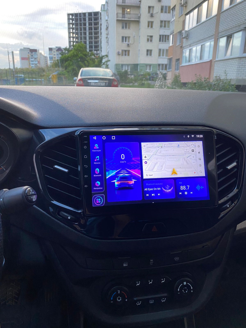 Установка Андроида+ камера заднего вида — Lada Vesta (1G), 1,6 л, 2018 ...
