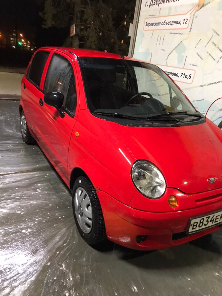 Daewoo Matiz 2007 красная