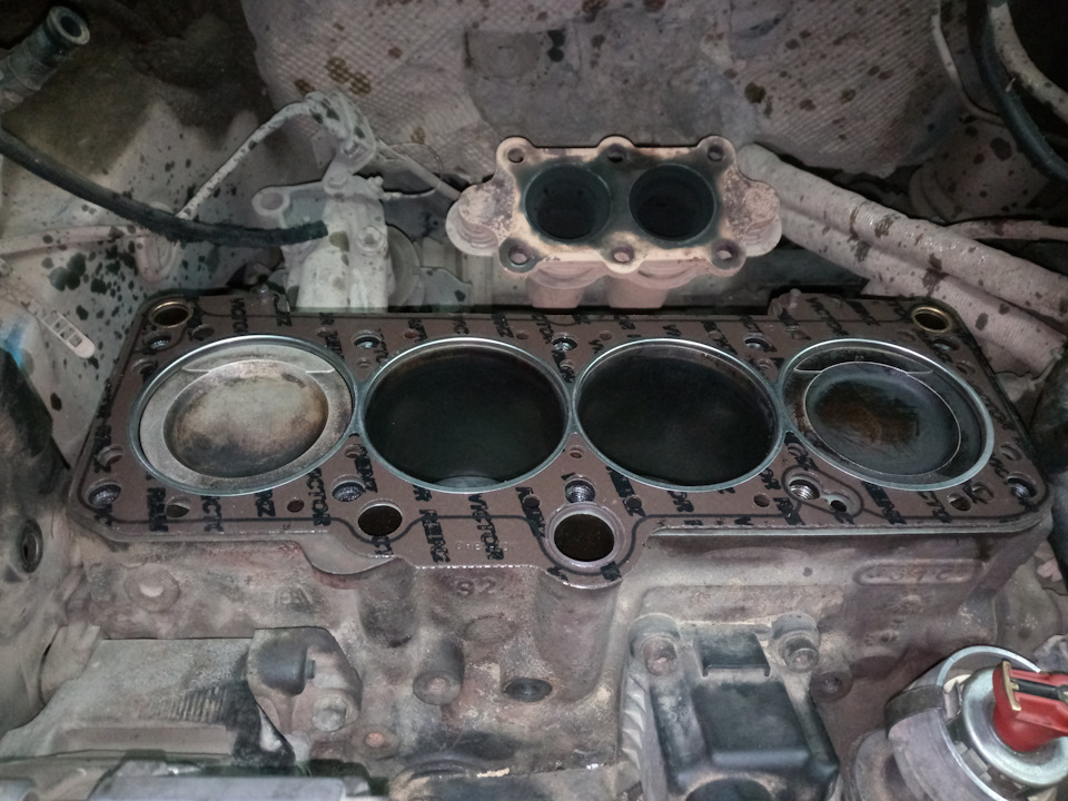 Замена прокладки ГБЦ Ч2. — Volkswagen Passat B3, 2 л, 1991 года ...