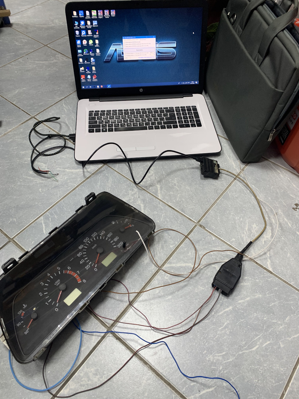 Пробег новой панели к родному. — Lada 4x4 3D, 1,7 л, 2001 года | своими ...