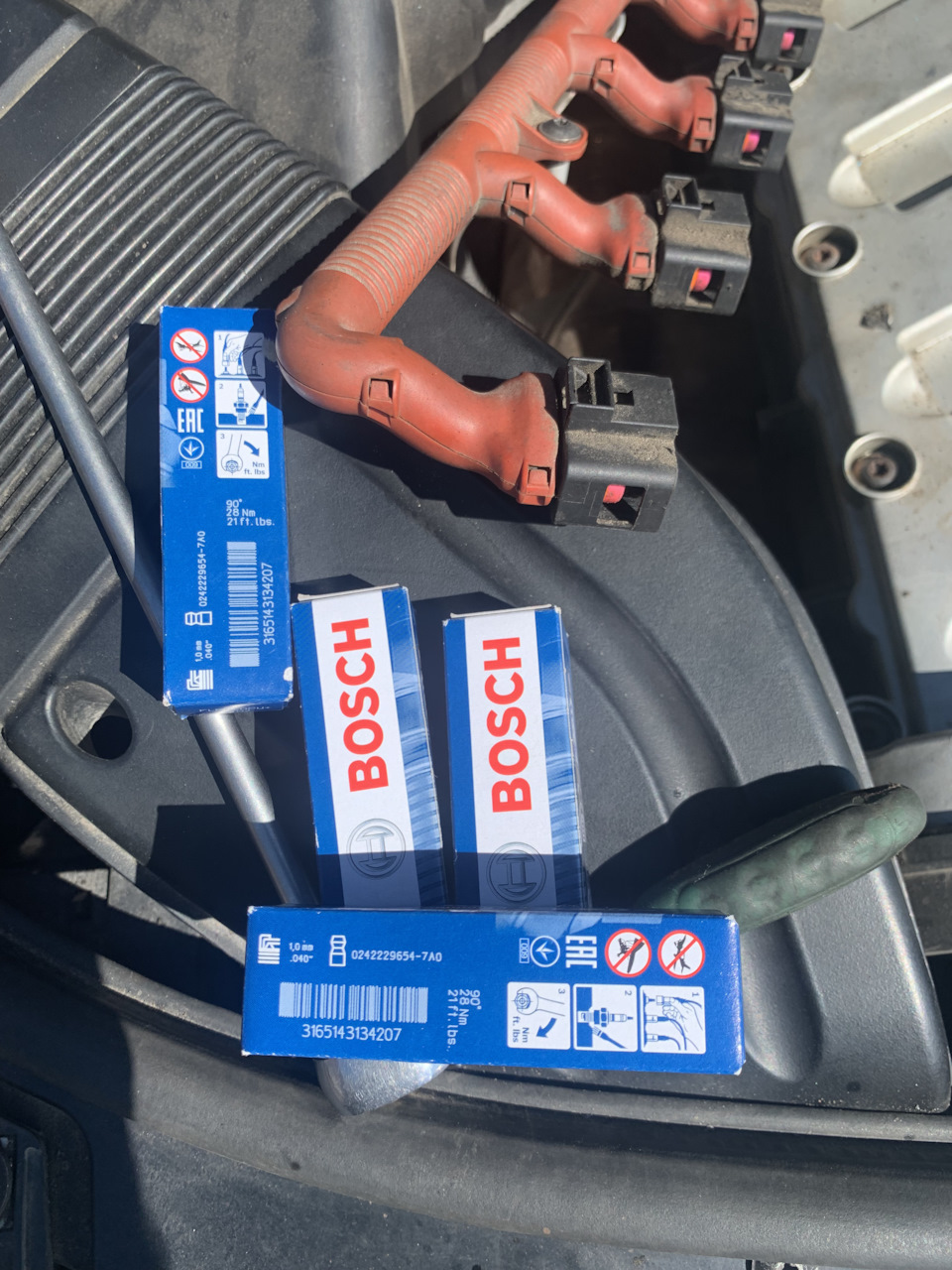 0242229654 Свеча зажигания BOSCH | Запчасти на DRIVE2