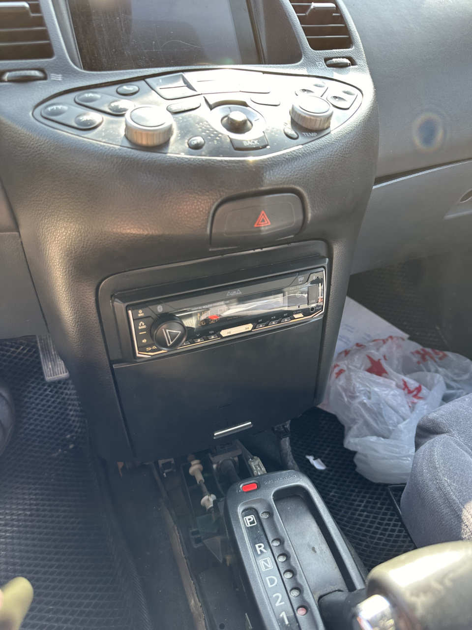Магнитола установлена — Nissan Primera (P12), 1,8 л, 2005 года ...