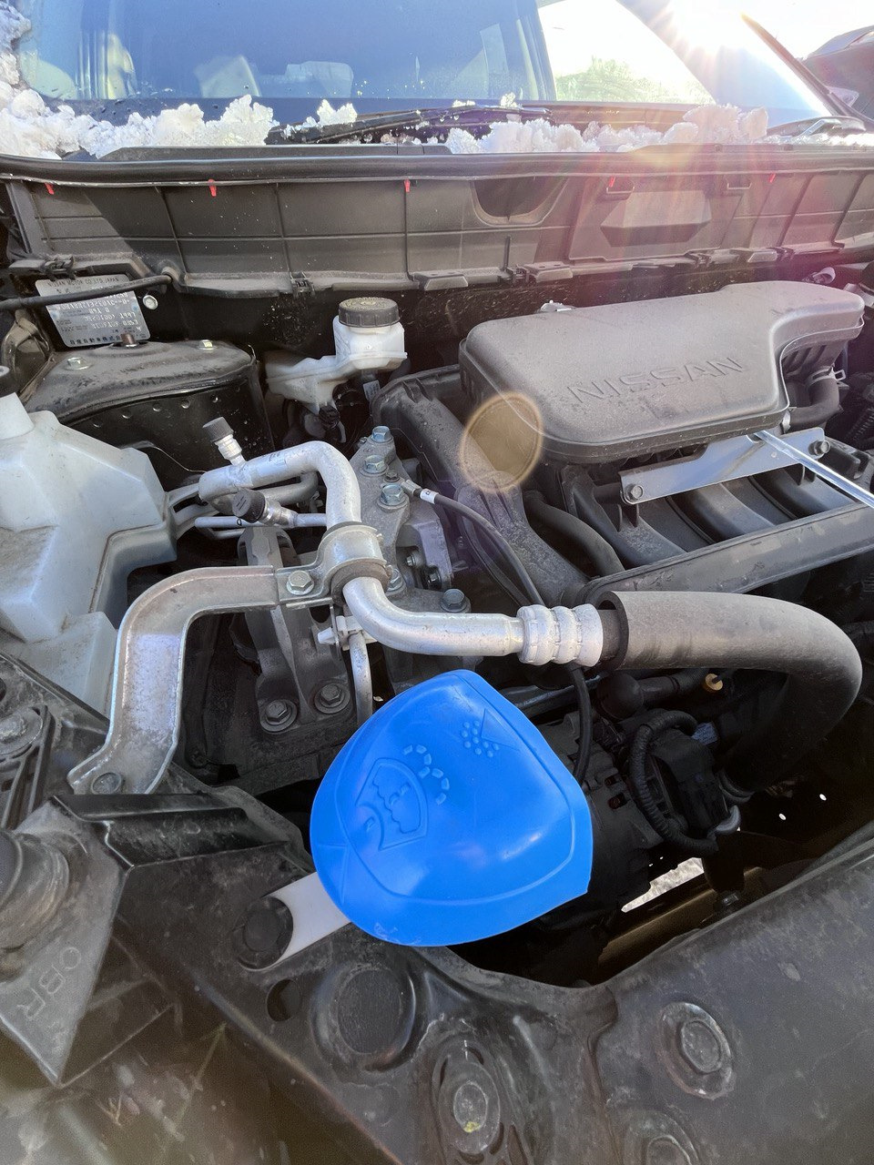 13. Крышка для бачка омывайки — Nissan X-Trail III (t32), 2 л, 2018 ...