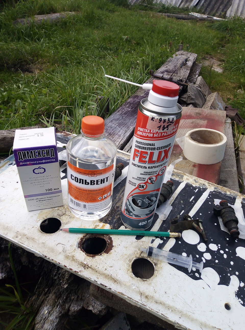 Промывка форсунок ЗМЗета — ГАЗ 3110, 2,3 л, 2001 года | своими руками ...