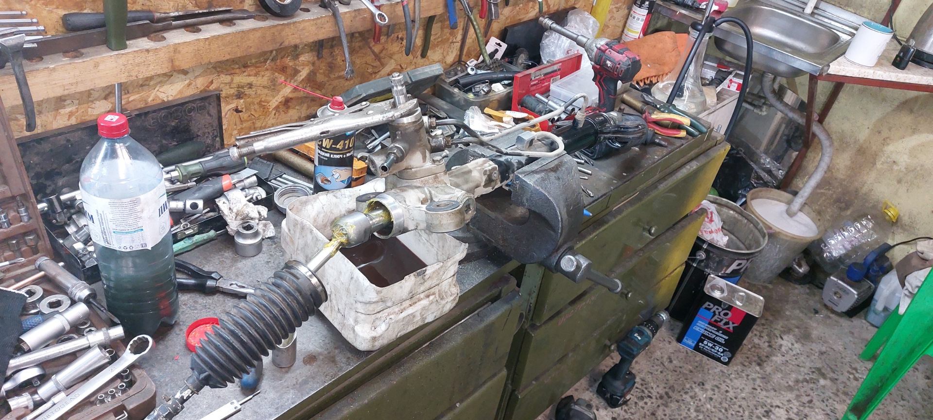 Лопнула Пружина, проверка и доработка рейки. — Honda CR-V (RE), 2,4 л ...