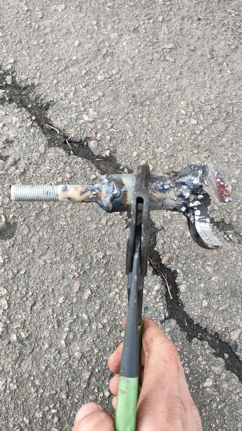 Самодельный съёмник рулевых тяг — Volkswagen Golf Mk2, 1,3 л, 1988 года ...