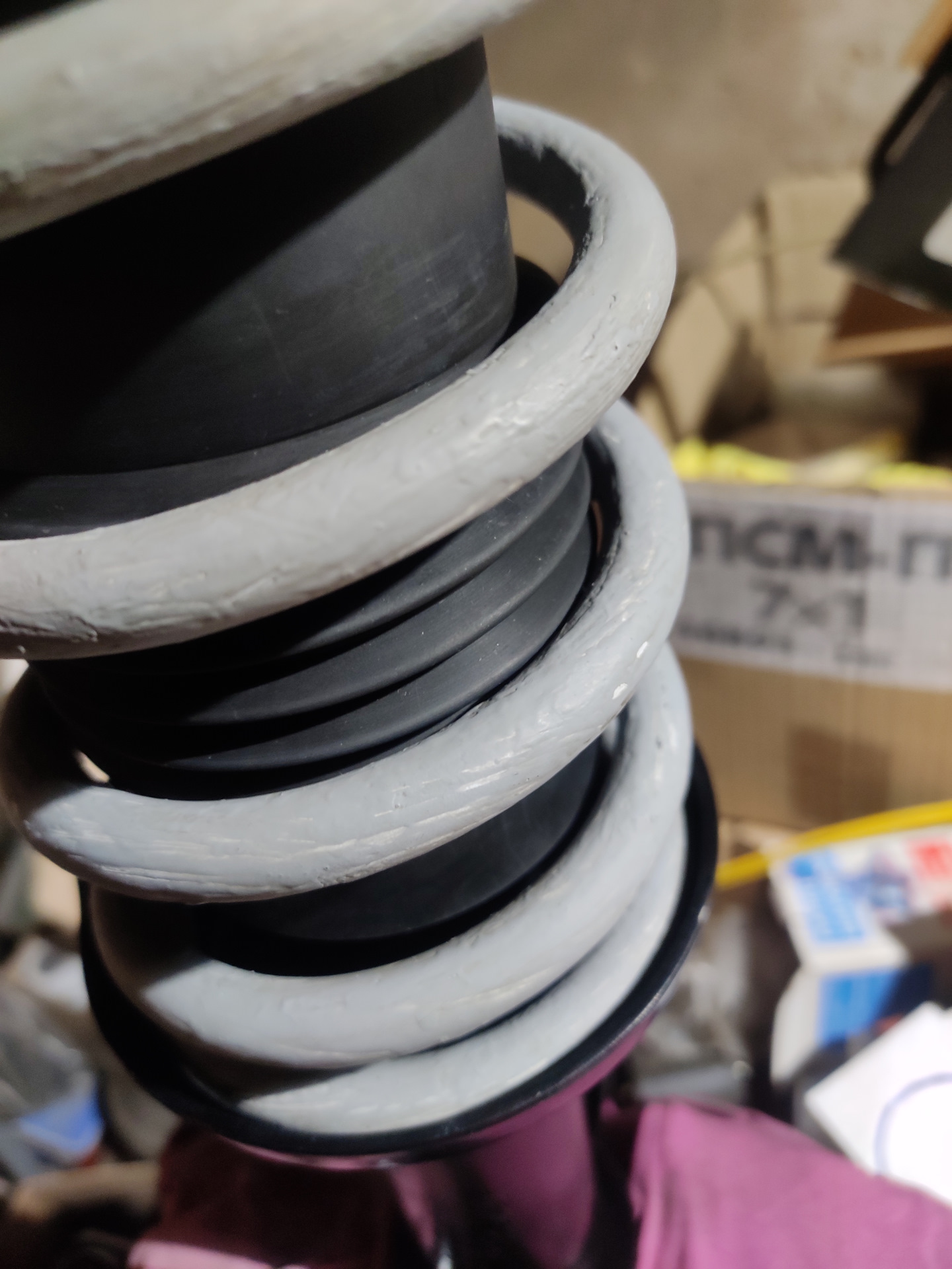 Доработка стоек. Опорный подшипник Мазда в Оку. — Lada Ока 11113, 0,7 л ...