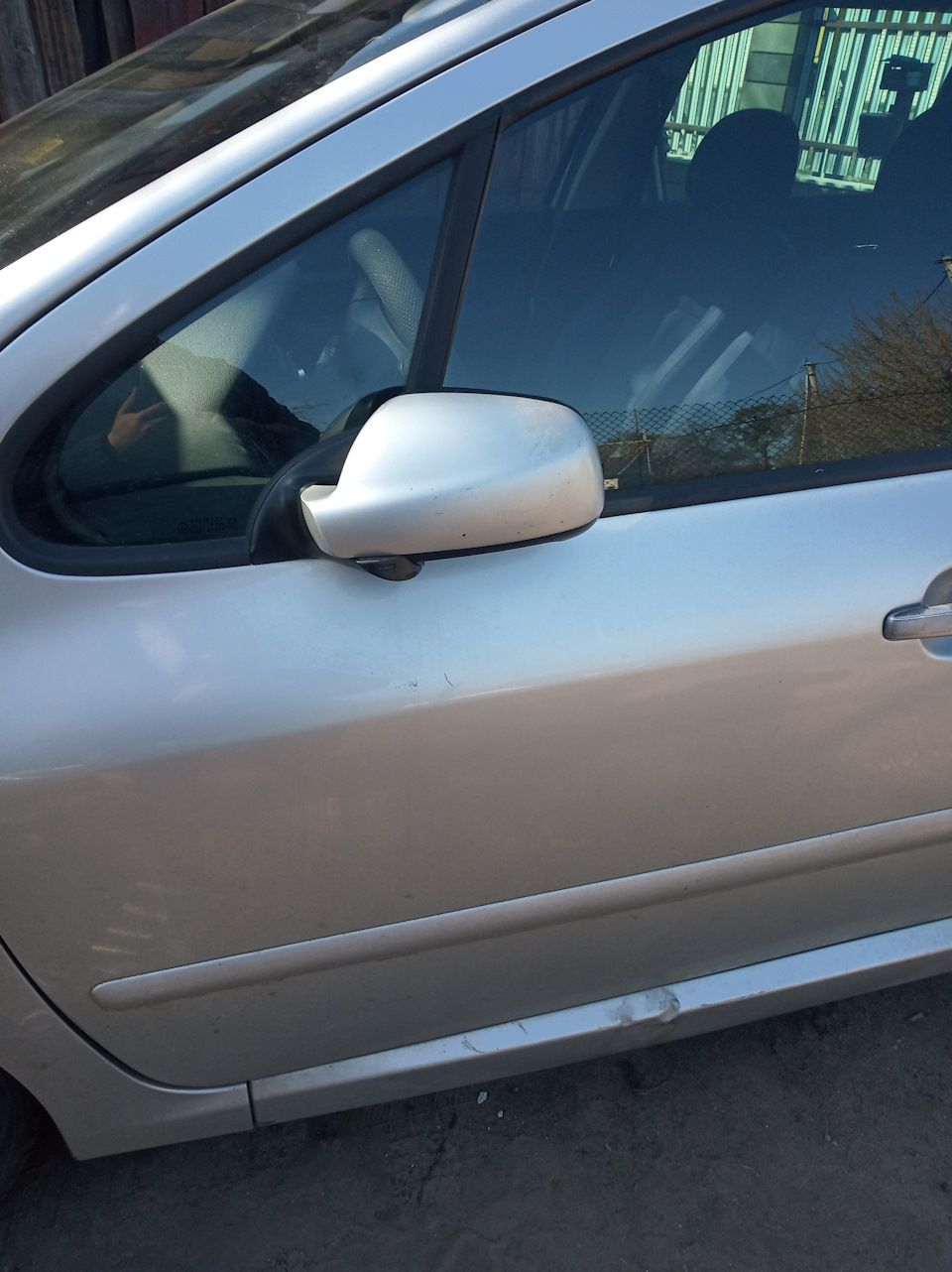 Зеркала, теперь складывается. — Peugeot 307 SW, 1,6 л, 2002 года ...