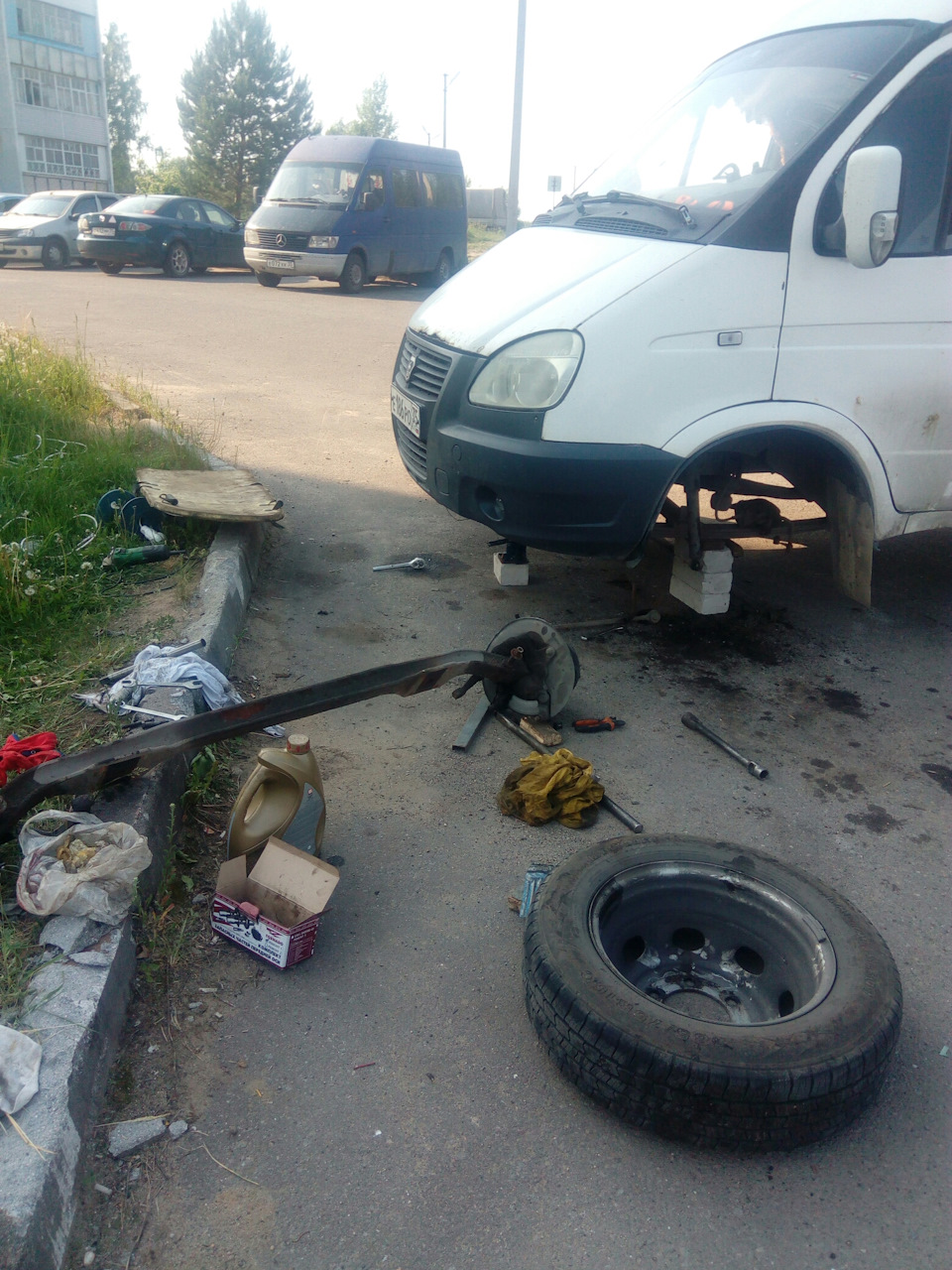 Замена шкворней — ГАЗ Газель, 2,2 л, 2005 года | своими руками | DRIVE2