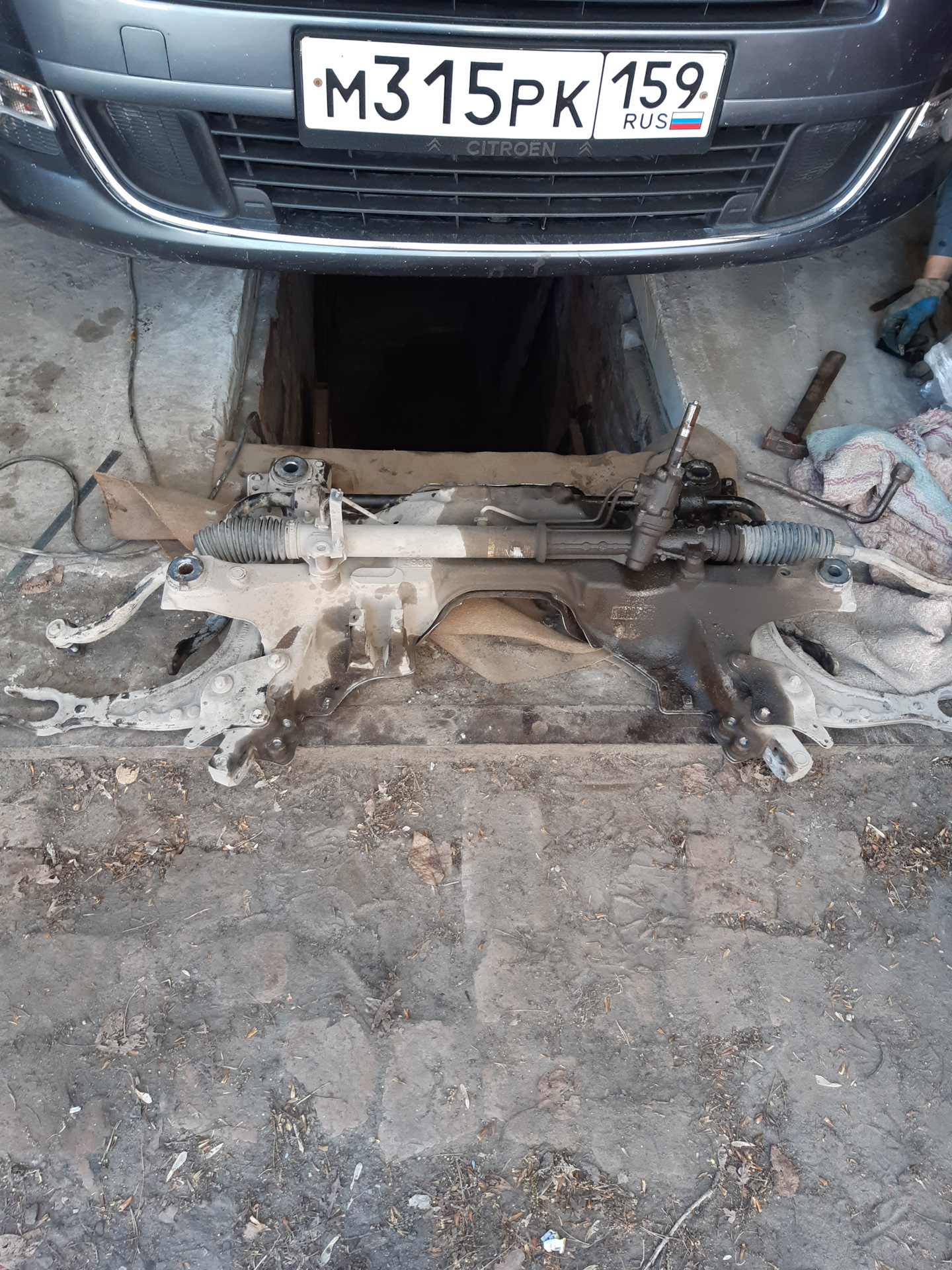 Замена сальников рулевой рейки ситроен с5 x7 1.8 — Citroen C5 (2G), 1,8 ...