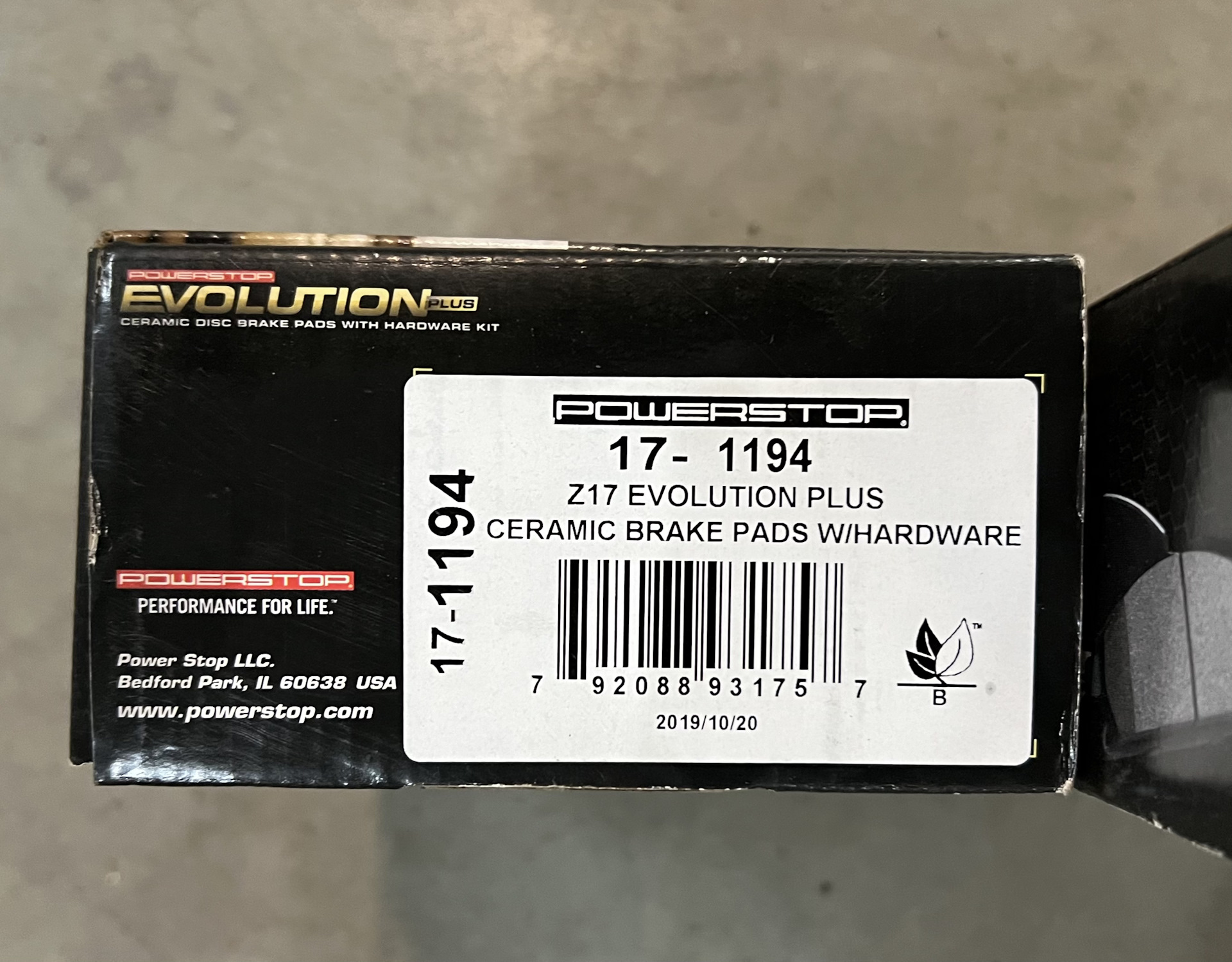 Тормозные колодки Powerstop Z17 — Cadillac Escalade (3G), 6,2 л, 2008 ...