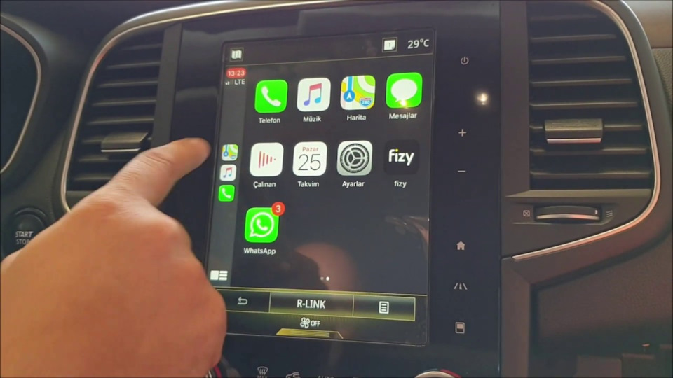 Попытка запустить CarPlay — Renault Koleos (2G), 2 л, 2018 года