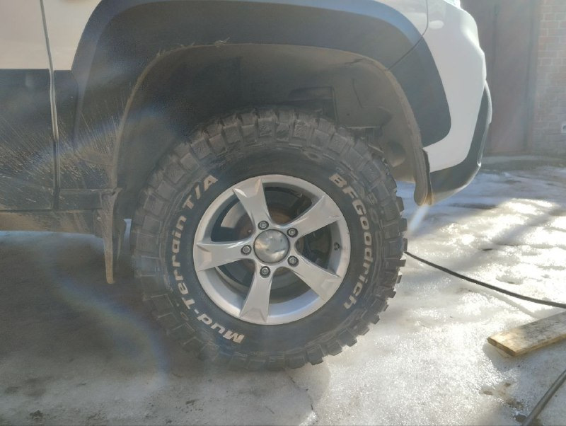Так сидит в R15 Диске — Chevrolet Niva (1G)