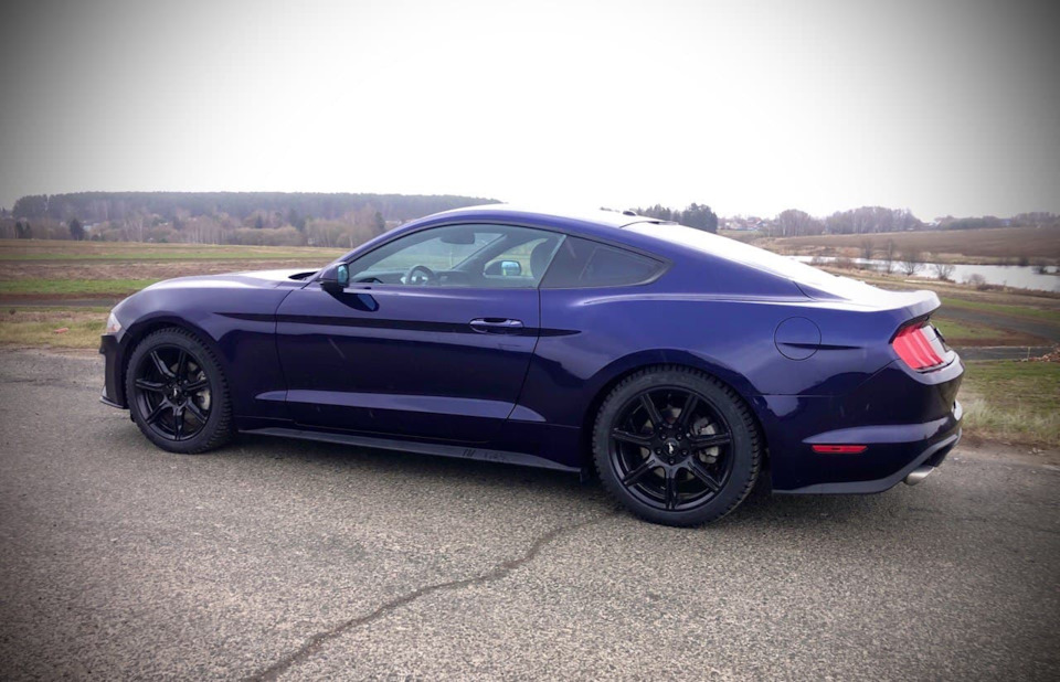 Зимняя резина, замена колесных болтов — Ford Mustang (6G), 2,3 л, 2018 ...