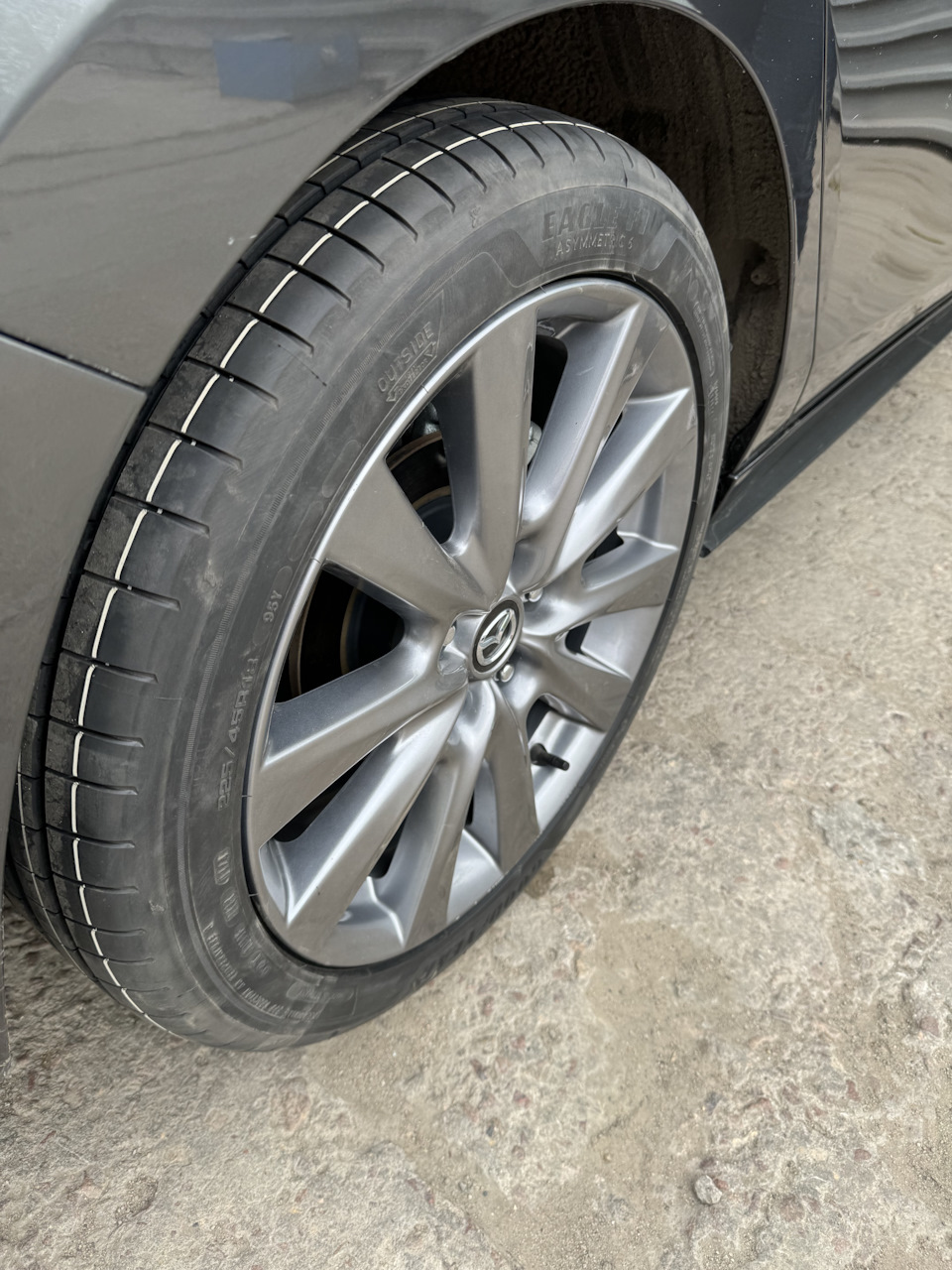 Goodyear Eagle F1 Asymmetric 6 225/45 r18 — Mazda 3 (4G) BP. Запчасти на фото: Goodyear Eagle F1 Asymmetric 6 225/45R18