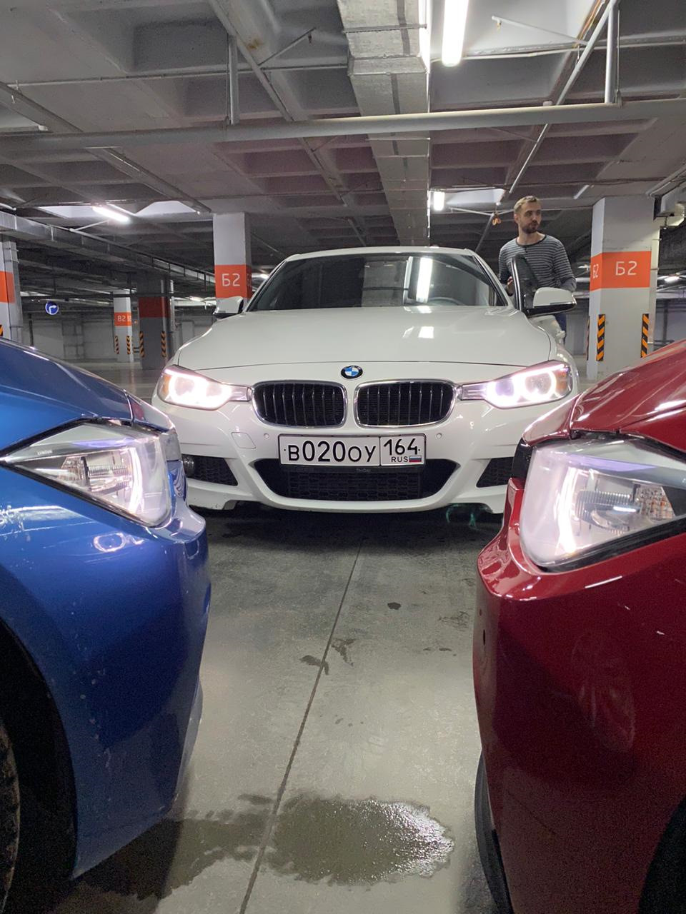 Белый, синий, красный — все дороги нам подвластны. BMW F30 — BMW 3 series  (F30), 2 л, 2013 года | видео | DRIVE2