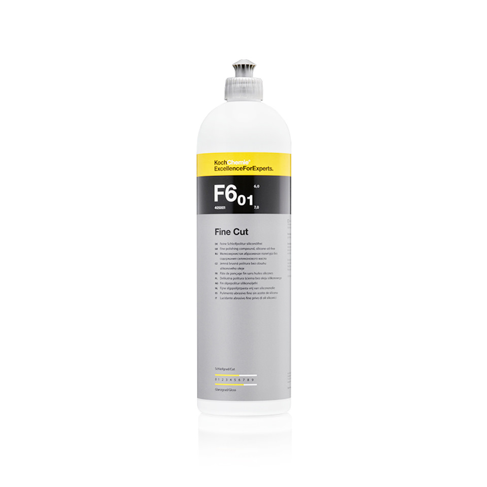 Fine Cut F6.01 — Мелкозернистая абразивная политура. — KochChemie на DRIVE2