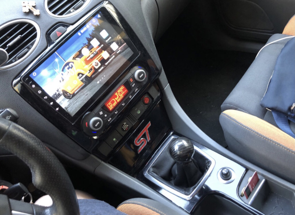 Пластик салона в аквапринт — Ford Focus ST II, 2,4 л, 2006 года ...