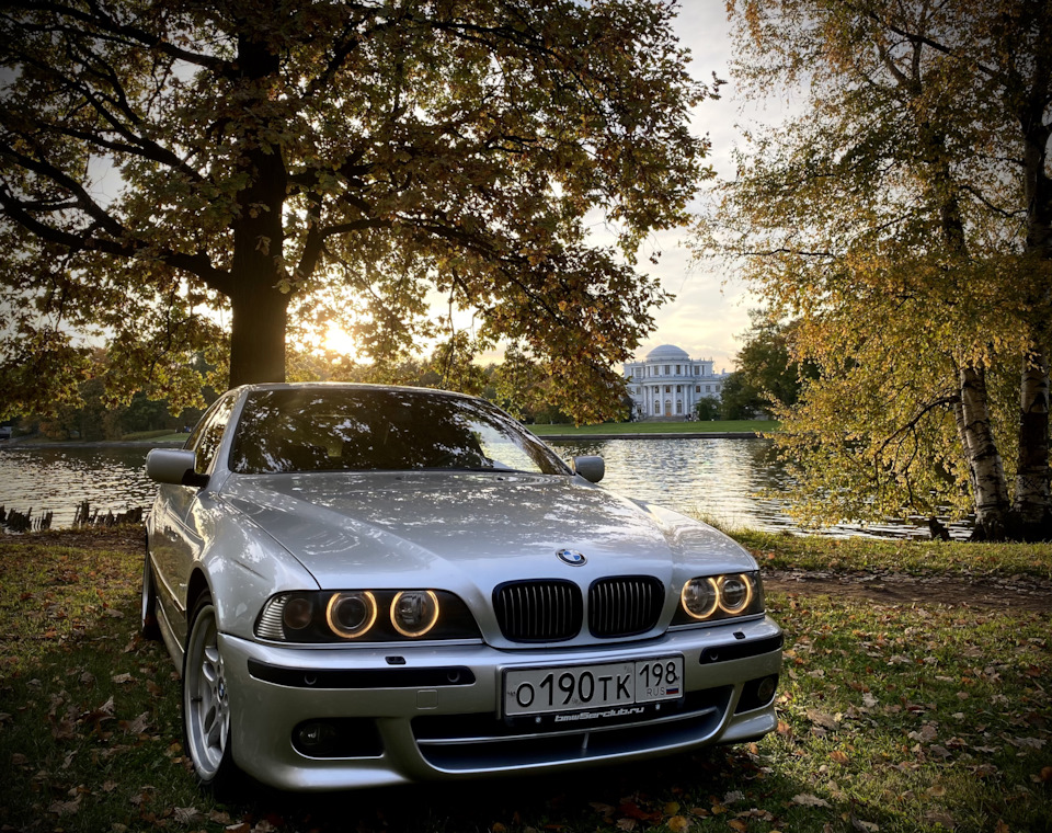 Удаление вмятин и сколов на капоте — BMW 5 series (E39), 3 л, 2002 года ...