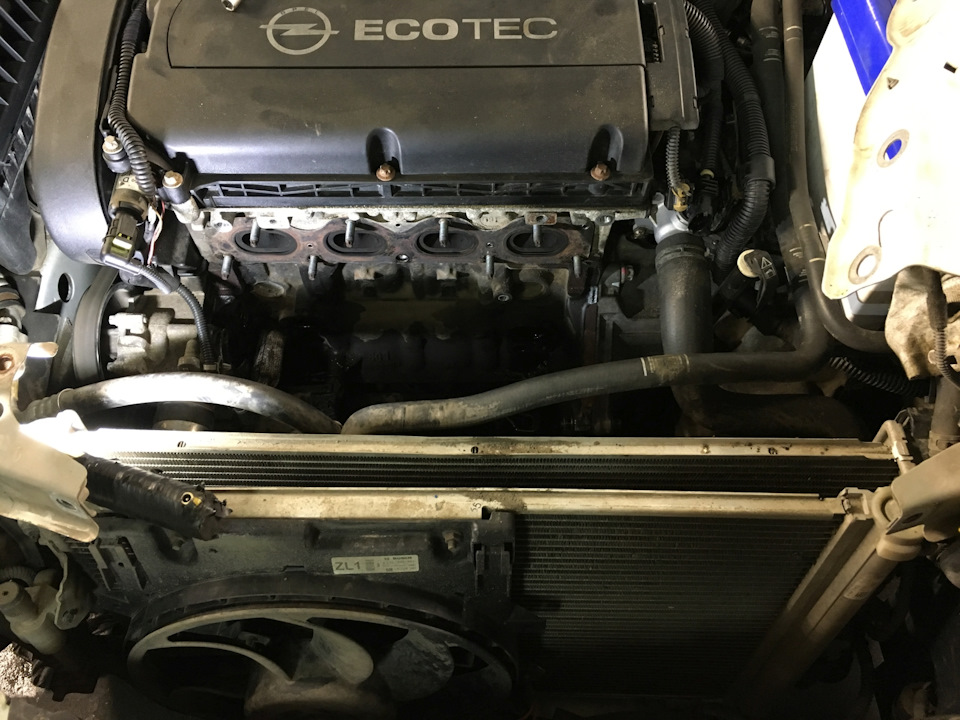 Замена прокладок теплообменника — Opel Astra H, 1,8 л., 2011 года ...