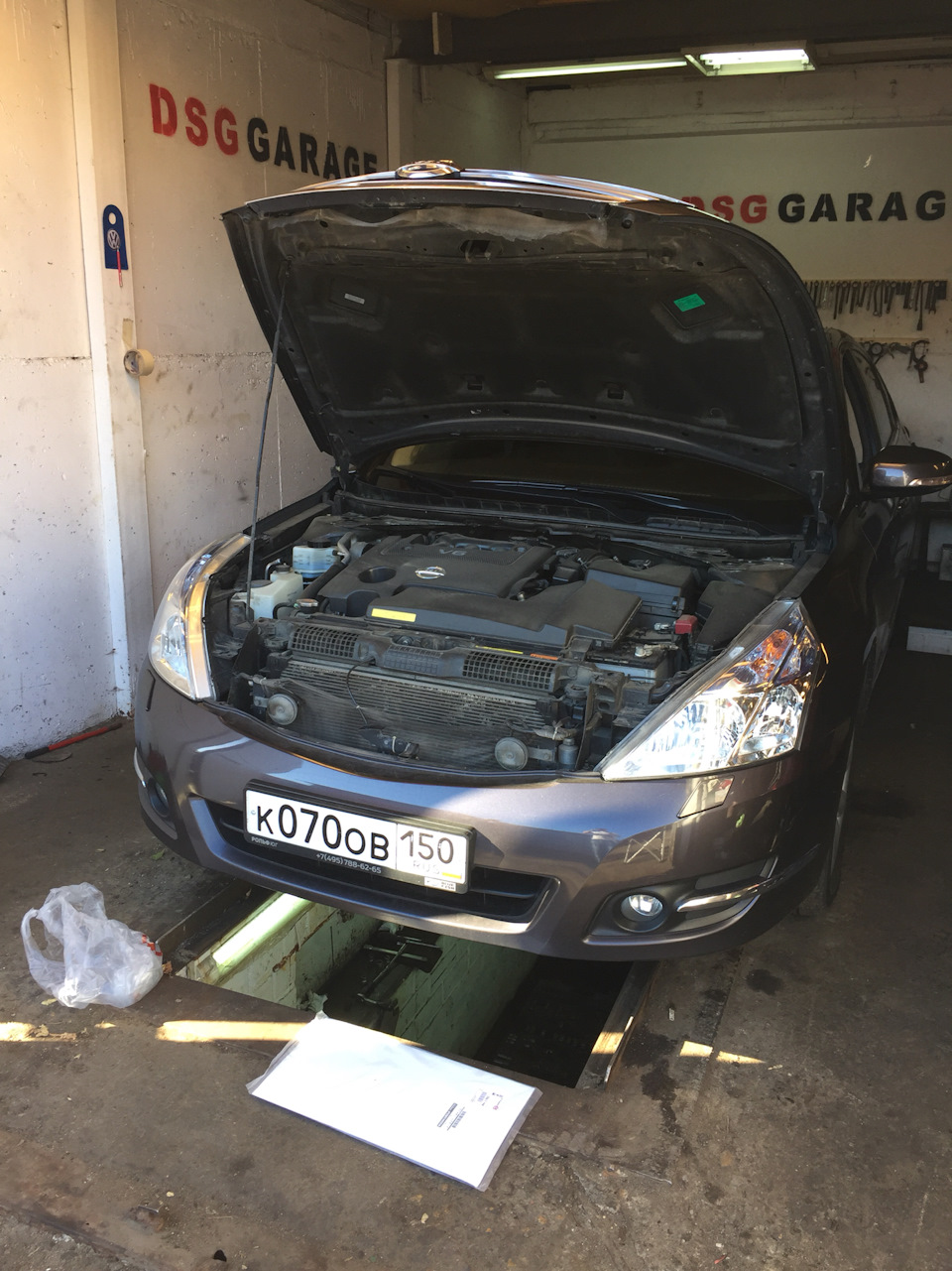 Замена масла в вариаторе — Nissan Teana (J32), 2,5 л, 2008 года ...